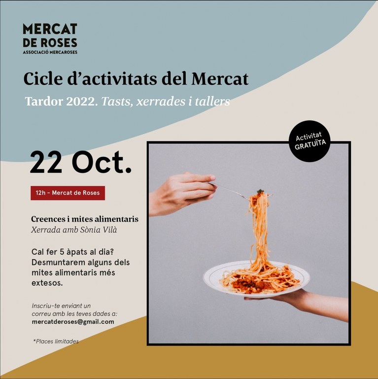 XERRADA Creences i mites alimentaris, amb la nutricionista Sònia Vilà.