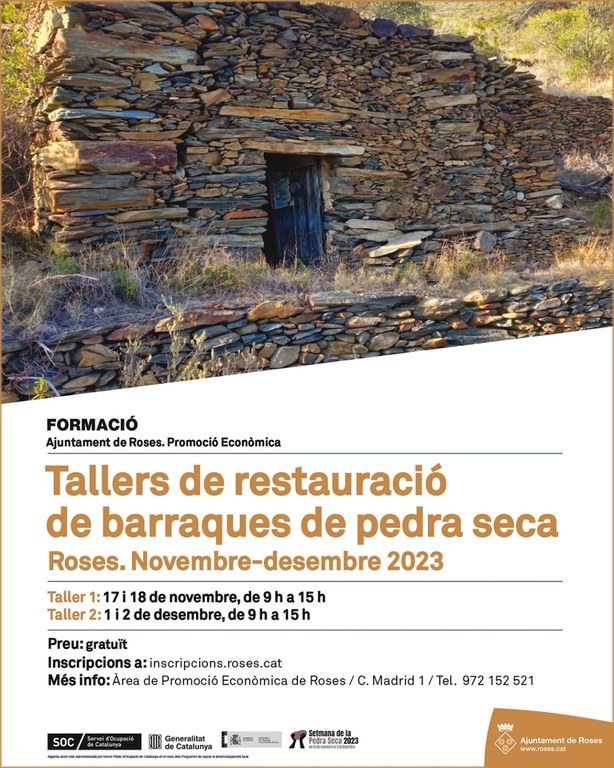 Taller formatiu de restauració de barraca de pedra seca (I)