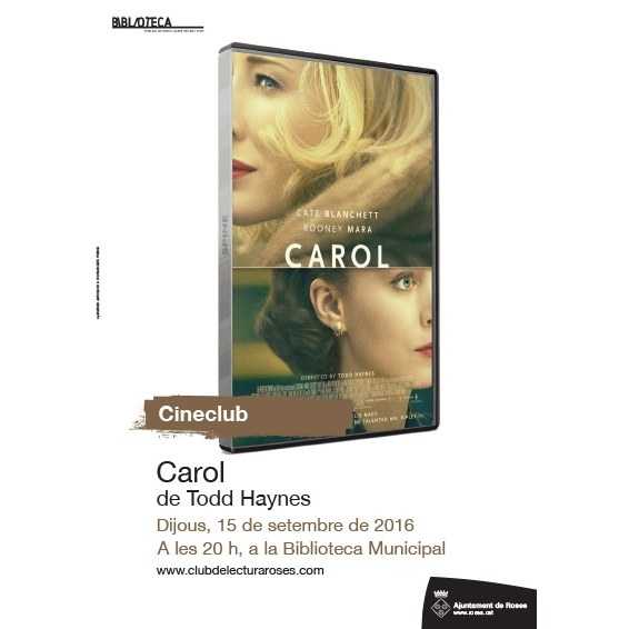 Cineclub: Carol, de Todd Haynes.