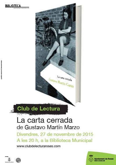 Club de lectura adults: La carta cerrada, de Gustavo Martín Garzo
