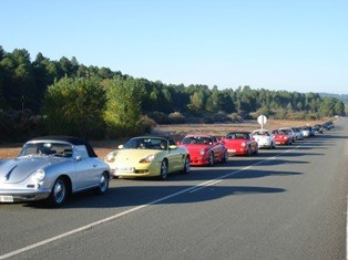 Concentració internacional de Porsches 356