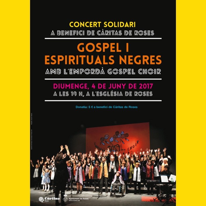Concert de gòspel i espirituals negres a benefici de Carites de Roses