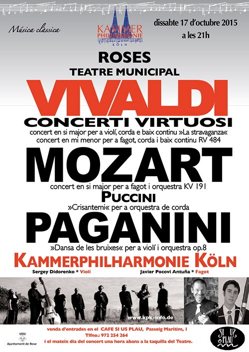 Concert de l'Orquestra de Cambra La Filharmònica de Colònia