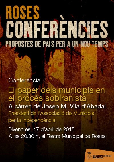 Conferència "El paper dels municipis en el procés sobiranista" 