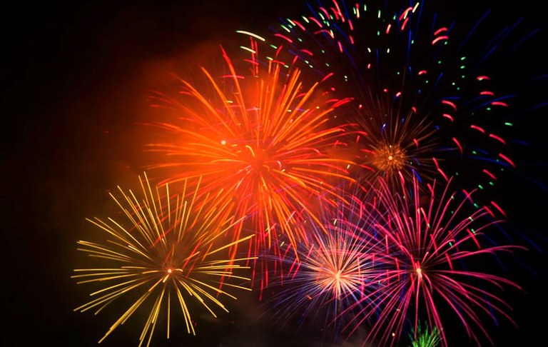 Dia del Turista - Espectacle de focs artificials