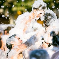 Espectacle d'animació i espuma: A ritme d'escuma