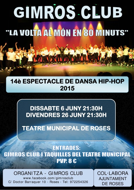 Espectacle de dansa Hip Hop Gimros Club 2015