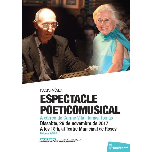 Espectacle poeticomusical a càrrec de Carme Vilà i Ignasi Tomàs.