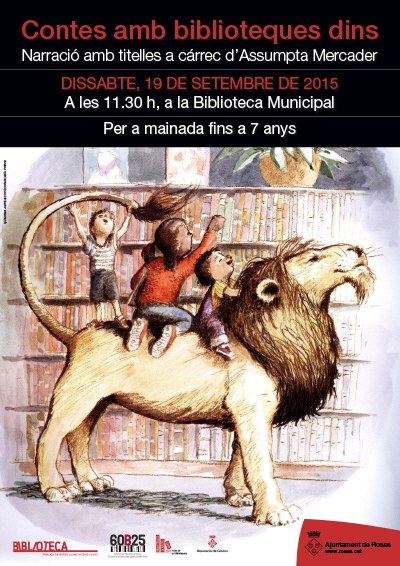 Narració amb titelles. Contes amb biblioteques dins