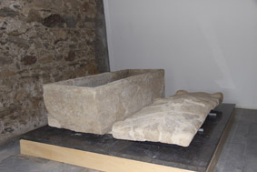 El sarcòfag exposat al Museu