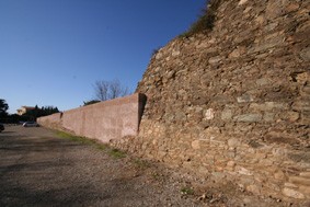 Estat actual Muralla est