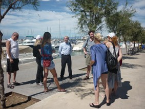 Grup periodistes russos a Roses