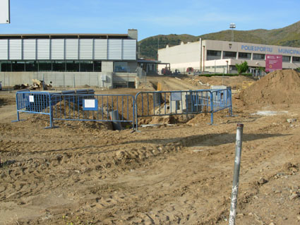 Nou aparcament zona esportiva