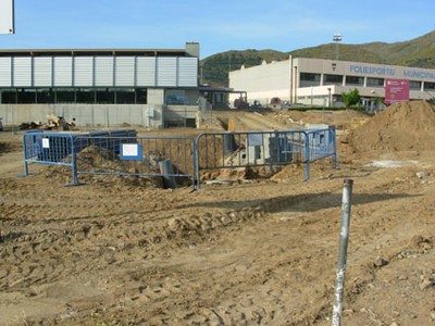 Nou aparcament zona esportiva