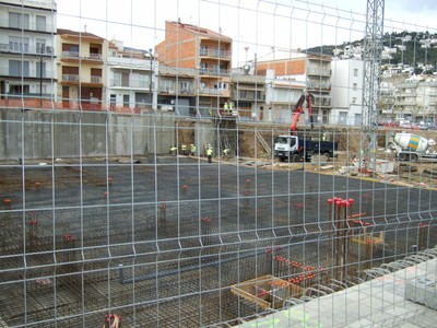 Obres esplanada Hotel Goya