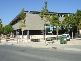 Obres tancament pista poliesportiva