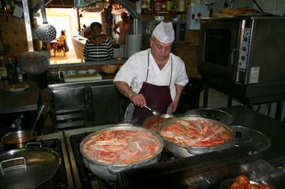 Preparació Suquet Restaurant La Gua-Gua
