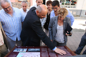 Presentació plafó Ruta de l'Exili