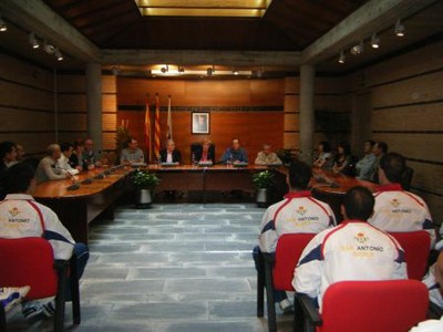 Recepció CF Al Wifak. octubre 2009.