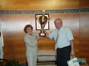 Recepció oficial organitzadors de la Copa de Roses