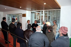 Visita delegació confraria