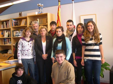 Visita d'un grup d'alumnes de 4t d'ESO del Centre Escolar Empordà