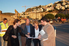 Visita Manel Nadal a Roses