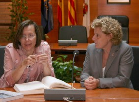 Visita Montserrat Tura a Roses