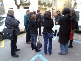 Visita Pla de Barris de la Bisbal