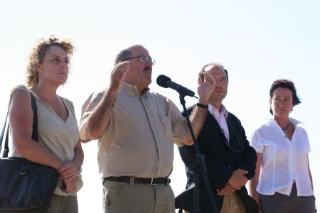 Visita Sr. Manel Nadal al pantalà flotant del port esportiu