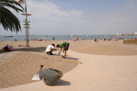 Arranjament dunes passeig Marítim