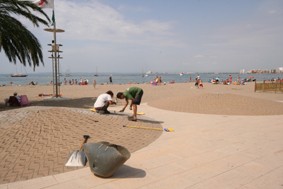Arranjament dunes passeig Marítim