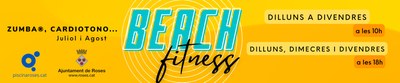 BEACH FITNESS BANNER