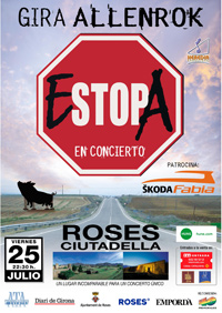 El cartell del concert