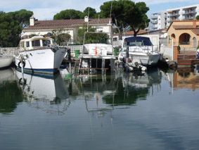 Embarcació enfonsada canal Llebeig