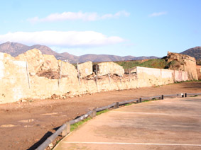 Inici obres muralla est Ciutadella