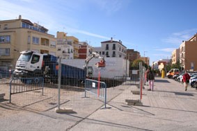 Inici obres soterrament