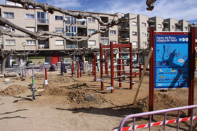 Instal·lació Parc Salut pl. del Rei