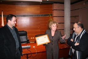 Lliurament del guardó Roses, població genial