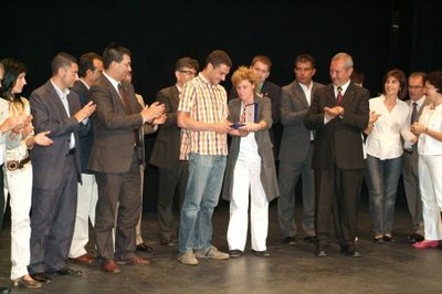 LLuirament de la Dracma de Plata a Roger Viusà i Barbarà. 15 agost de 2008.