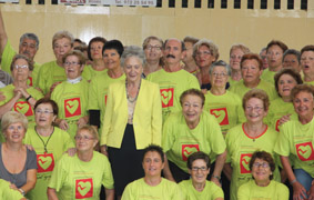 Marta Ferrusola inaugura Activitats Gent Gran 