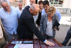 Presentació plafó Ruta de l'Exili