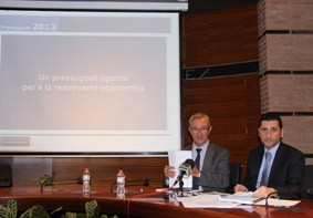 Presentació pressupost 2013