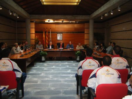 Recepció CF Al Wifak. octubre 2009.