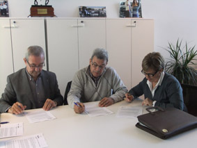 Signatura conveni cessió