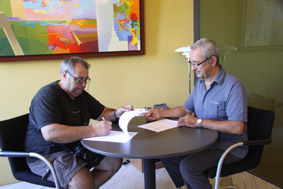 Signatura conveni subvenció