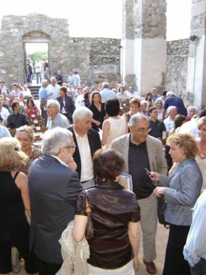 Un moment de la presentació del llibre a la Ciutadella
