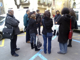 Visita Pla de Barris de la Bisbal