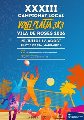 Cartell volei platja 2026