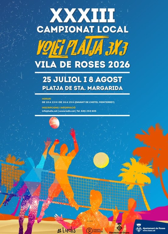 Cartell FP 19 Cartell volei platja 2026 corregit